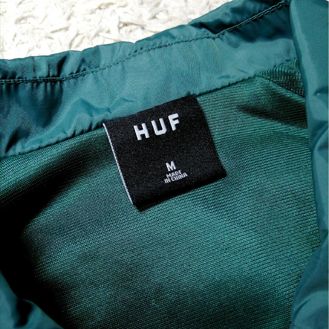 ★HUF ハフ★ビッグトライアングルロゴ コーチジャケット 希少人気カラー