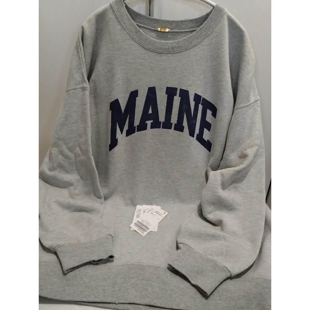 新品タグ付◇MAINE vintage◇グレーA