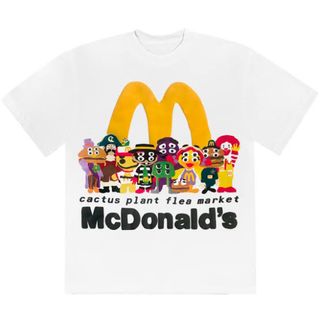 マクドナルド(マクドナルド)のCPFM × マクドナルド　Tシャツ　ホワイト　サイズL 新品(Tシャツ(半袖/袖なし))