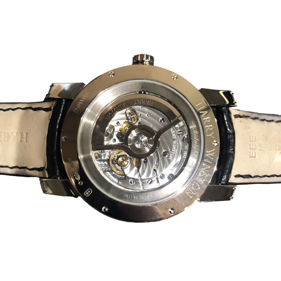 HARRY WINSTON(ハリーウィンストン)の　ハリーウィンストン HARRY WINSTON ミッドナイトデイトムーンフェイズ MDAMP42WW003 シルバー K18ピンクゴールド メンズ 腕時計 メンズの時計(その他)の商品写真