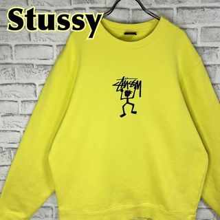 ステューシー(STUSSY)のstussy ステューシー スウェット シャドーマンセンター刺繍ロゴ 希少カラー(スウェット)