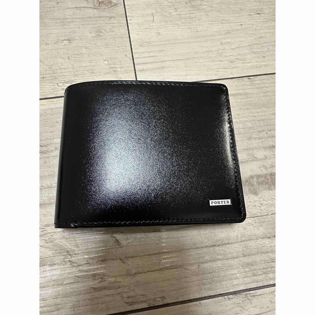 18980円 黒 PORTER!二つ折り財布 ポーター 未使用品 吉田カバン