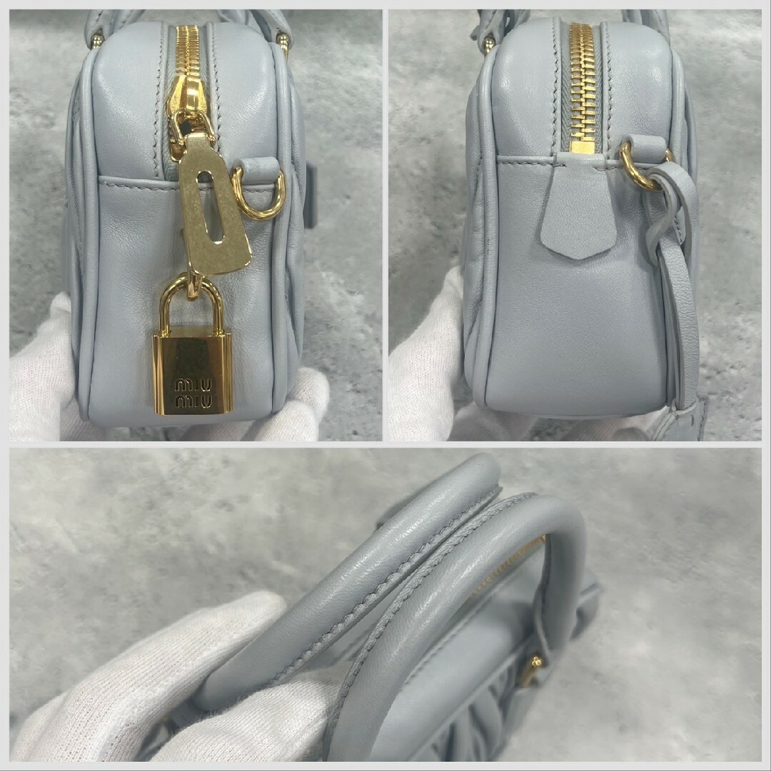 MIU MIU - ミュウミュウ アルカディ マテラッセレザーバッグ MIU MIU - ミュウミュウ アルカディ マテラッセレザーバッグ