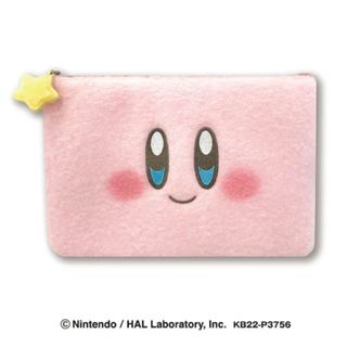 ニンテンドウ(任天堂)の【新品】星のカービィ にっこり ぷわふわシリーズ マチ付きポーチ(キャラクターグッズ)