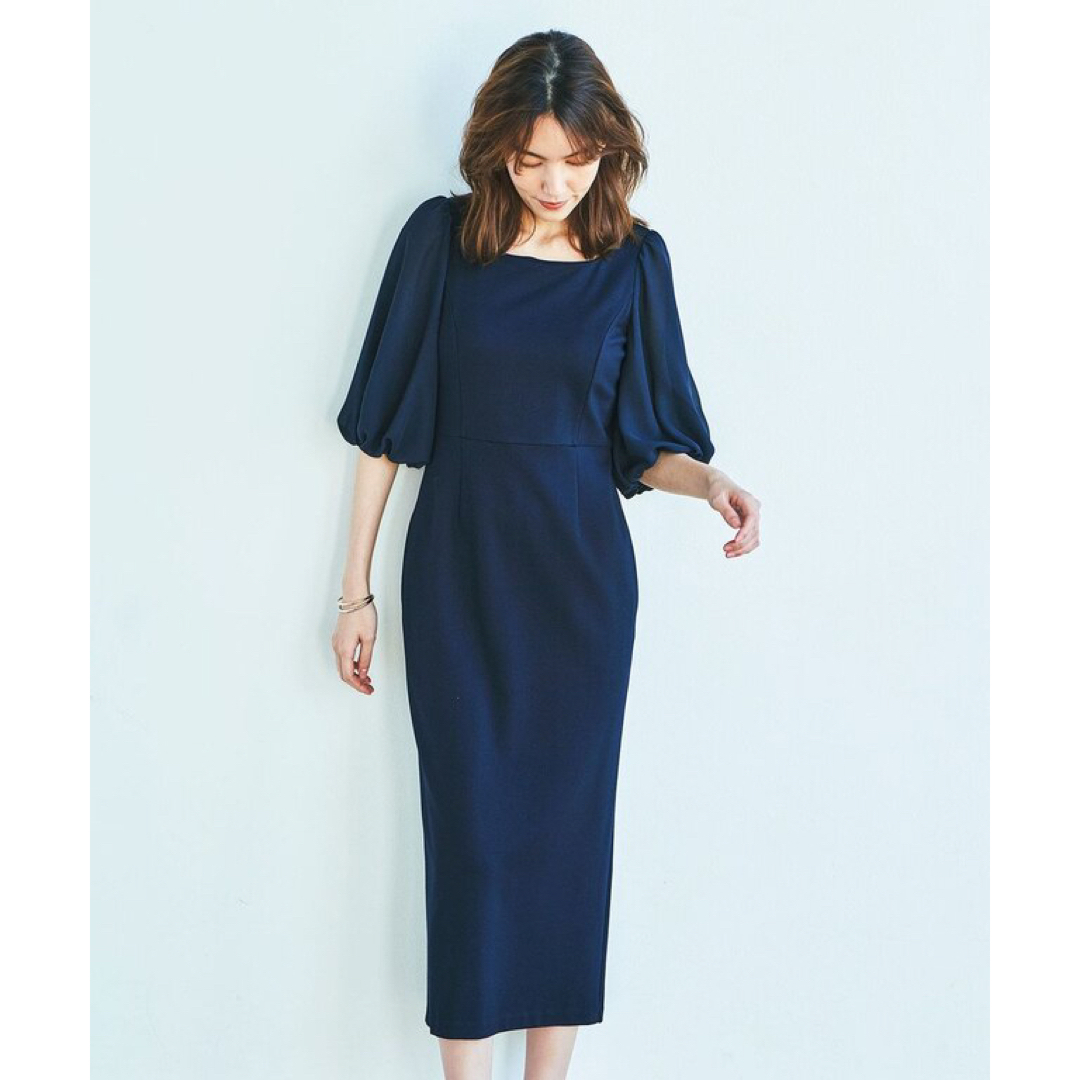 新品タグ付き◇トッカラベンダー◇Puff Sleeve Jersey Dress