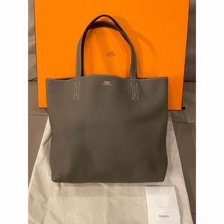 エルメス(Hermes)の未使用 エルメス ドゥブルセンス45 エタン ブルーニュイ リバーシブル トート(トートバッグ)