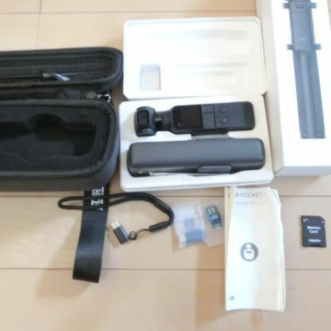 DJI Osmo Pocket＋ EXTENSION ROD＋メモリ256GB他 スマホ/家電/カメラのカメラ(コンパクトデジタルカメラ)の商品写真