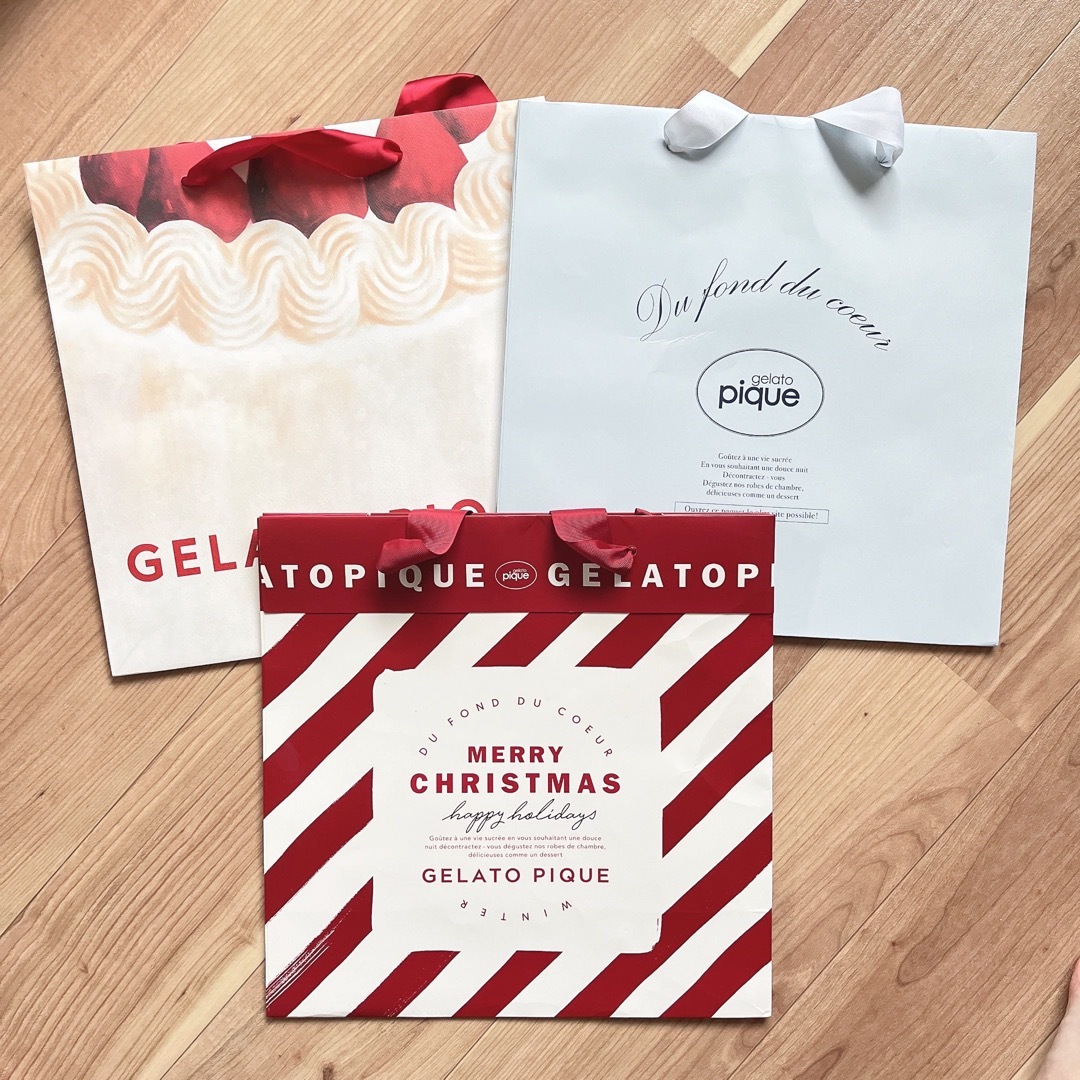 gelato pique(ジェラートピケ)のgelatopique ジェラートピケ　ショップ袋　クリスマス　ノーマル レディースのバッグ(ショップ袋)の商品写真