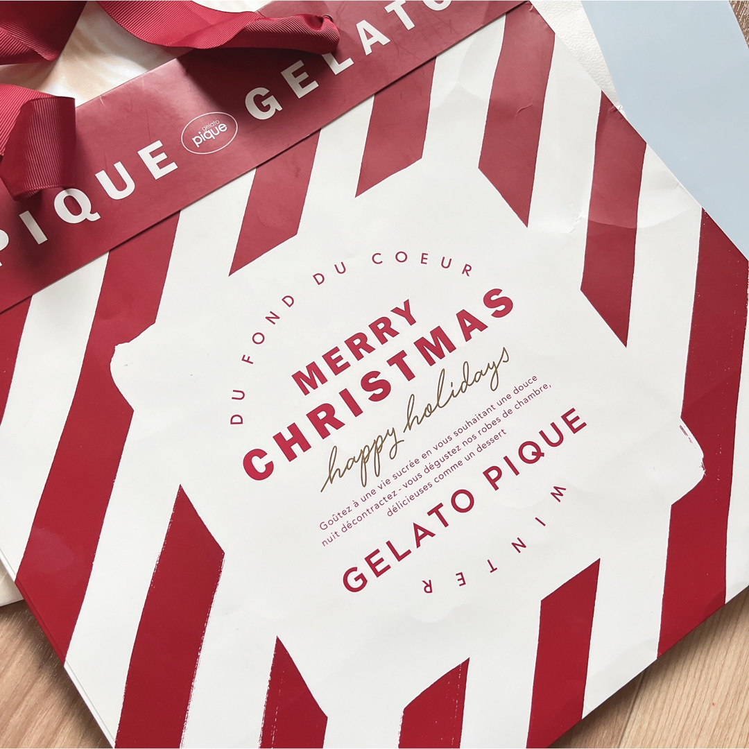gelato pique(ジェラートピケ)のgelatopique ジェラートピケ　ショップ袋　クリスマス　ノーマル レディースのバッグ(ショップ袋)の商品写真