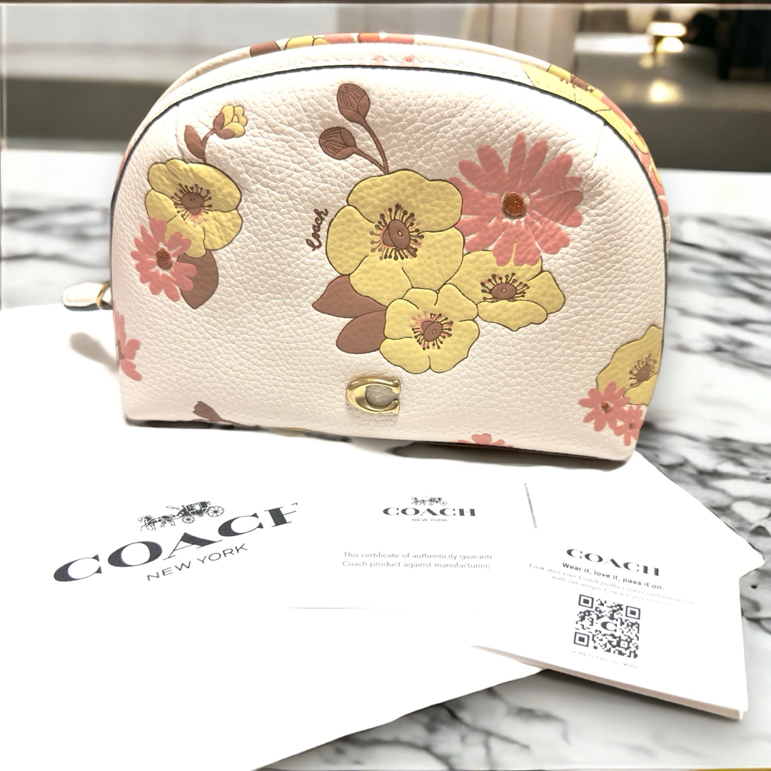 未使用 COACH コーチ コスメティックケース ポーチ