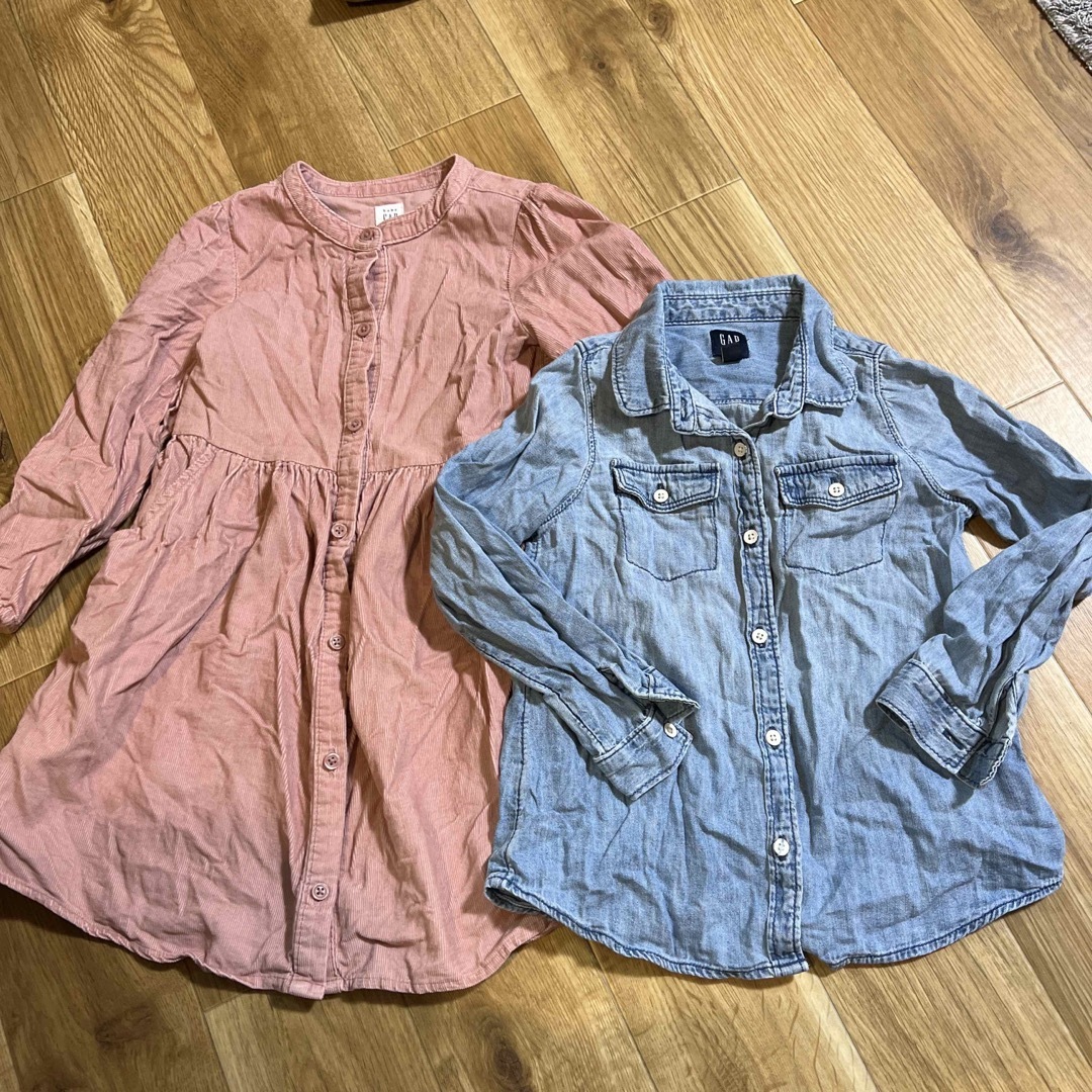 GAP(ギャップ)のgap ５歳　セット売り　約105cmサイズ キッズ/ベビー/マタニティのキッズ服女の子用(90cm~)(ワンピース)の商品写真