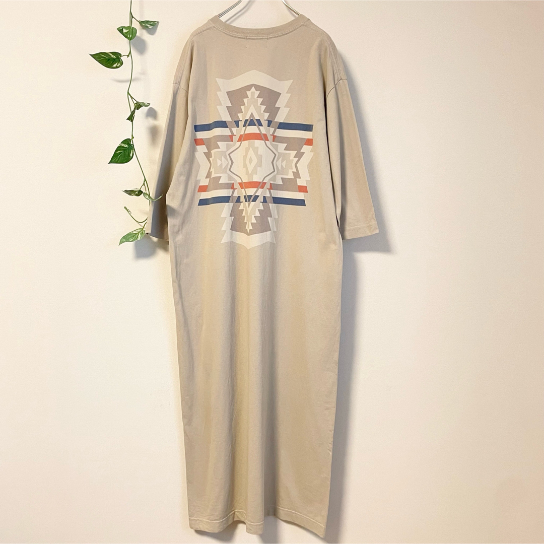 ＰＥＮＤＬＥＴＯＮ　×　Ｂ：ＭＩＮＧ　ｂｙ　ＢＥＡＭＳ　別注プリントワンピース