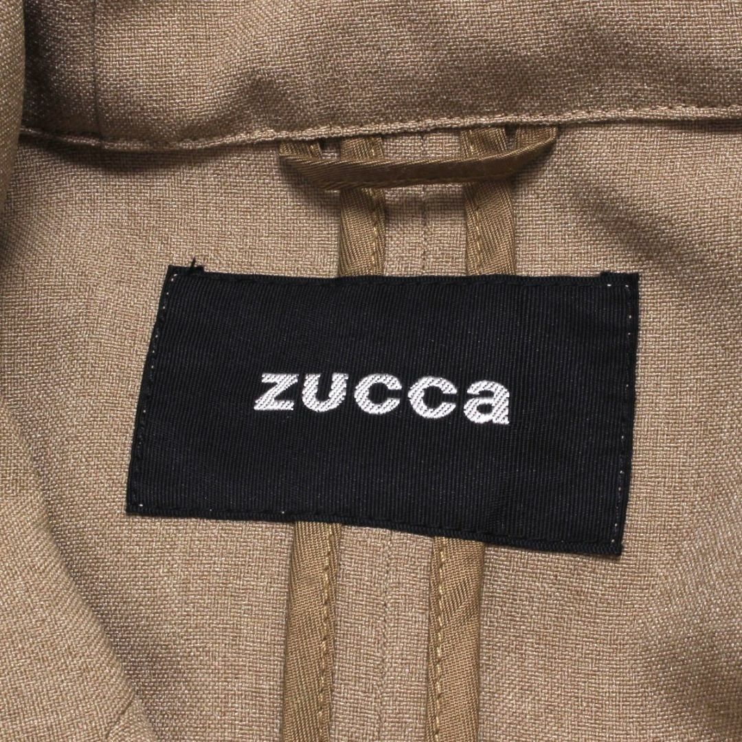 ZUCCa(ズッカ)の新品 ZUCCa PEトロ フーデットオーバーサイズジャケット メンズ ベージュ メンズのジャケット/アウター(テーラードジャケット)の商品写真