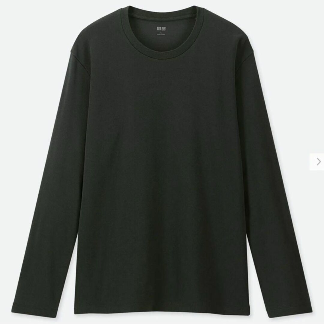 UNIQLO(ユニクロ)の【UNIQLO】ユニクロ ロンT ソフトタッチクルーネックT（長袖）Mサイズ メンズのトップス(Tシャツ/カットソー(七分/長袖))の商品写真