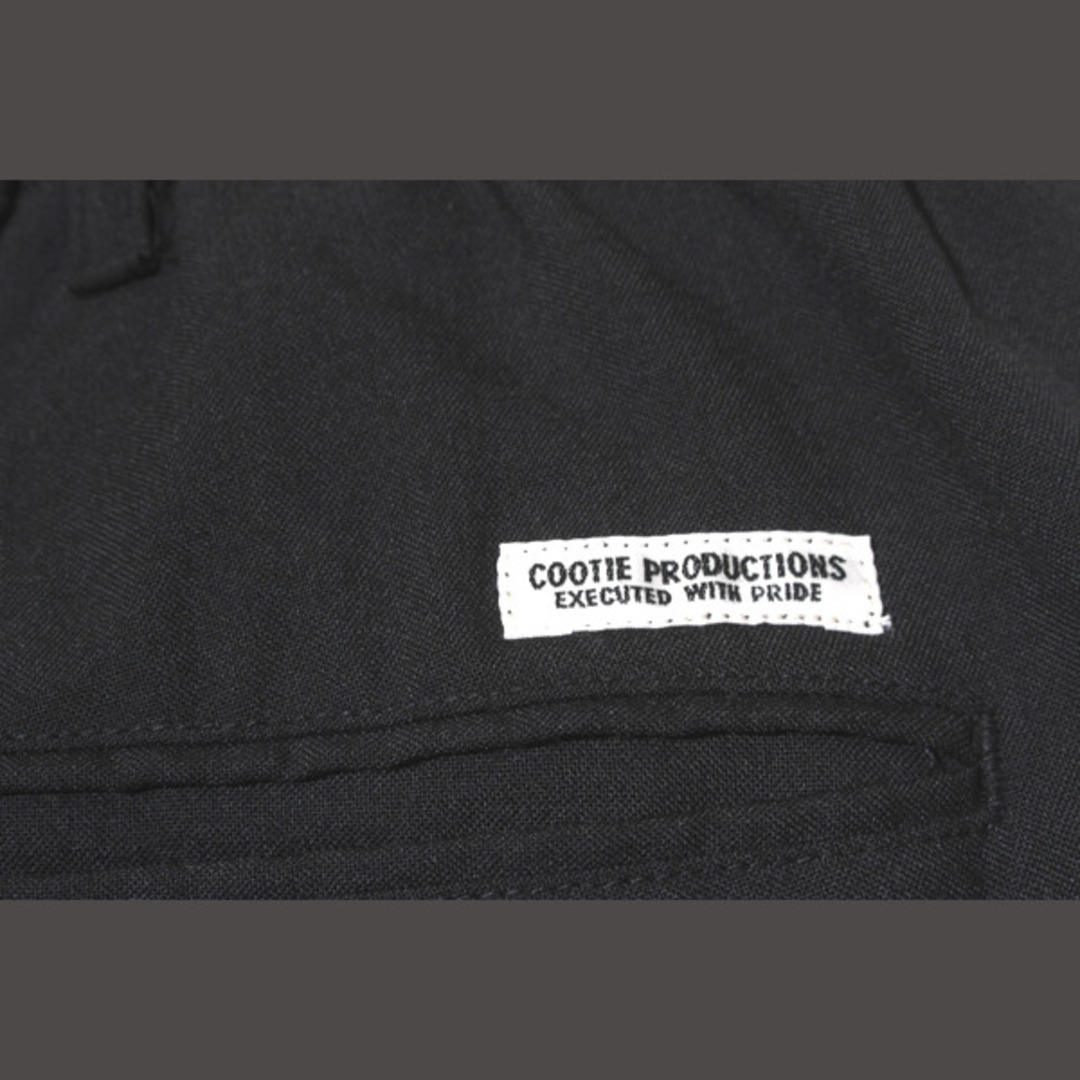 COOTIE(クーティー)の22AW COOTIE クーティー SIZE:L 2タック イージーパンツ 黒 メンズのパンツ(スラックス)の商品写真