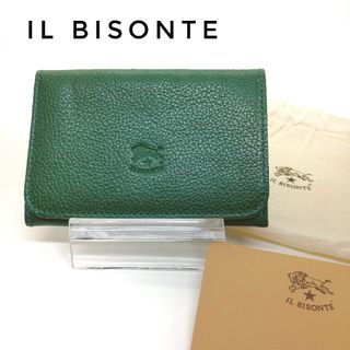 イルビゾンテ(IL BISONTE) 名刺入れ/定期入れ(レディース)（グリーン