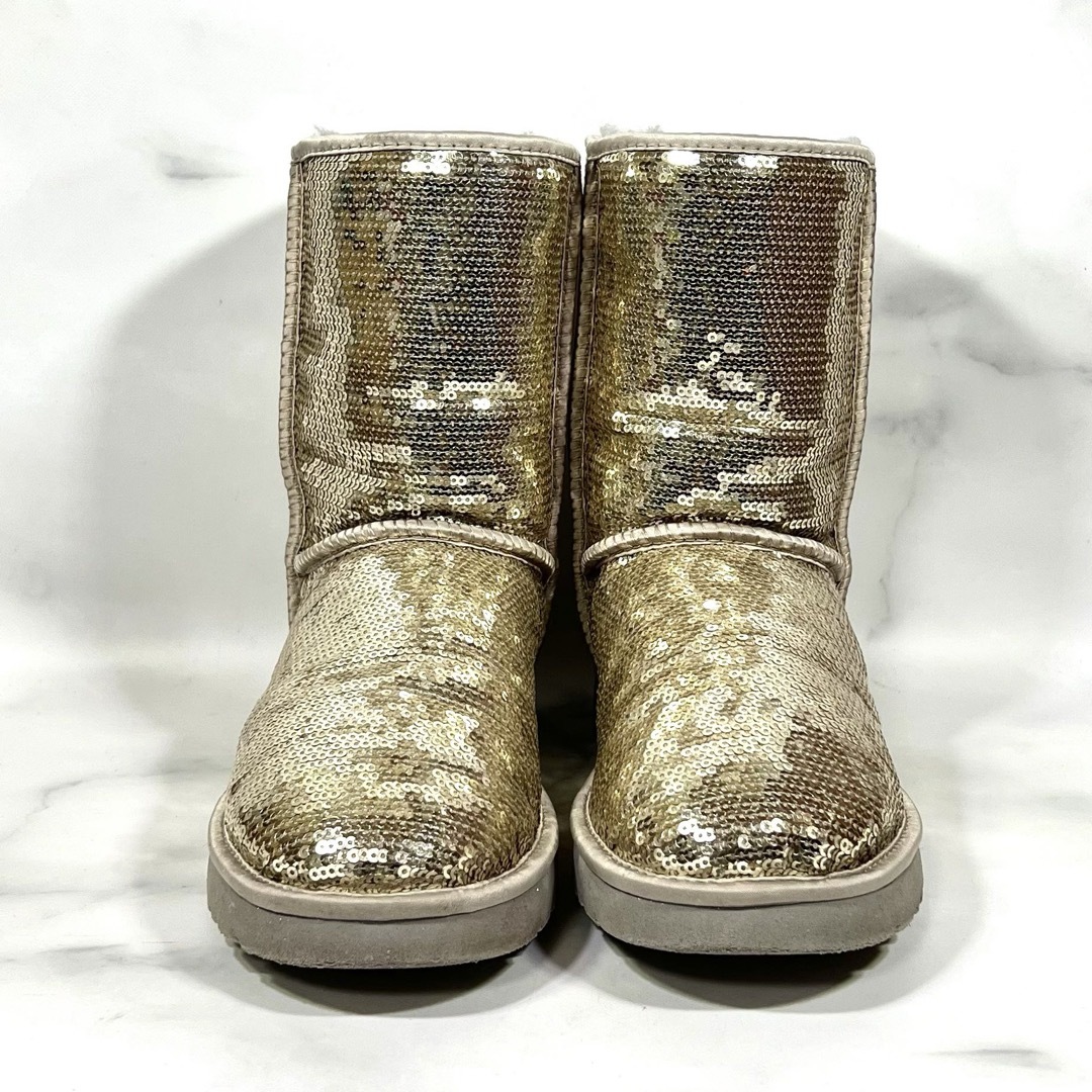 レア美品】UGG Classic sarkles スパンコールブーツ銀27.5-