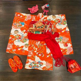 古着】 子供 和服/着物(女の子)の通販 6,000点以上(キッズ/ベビー