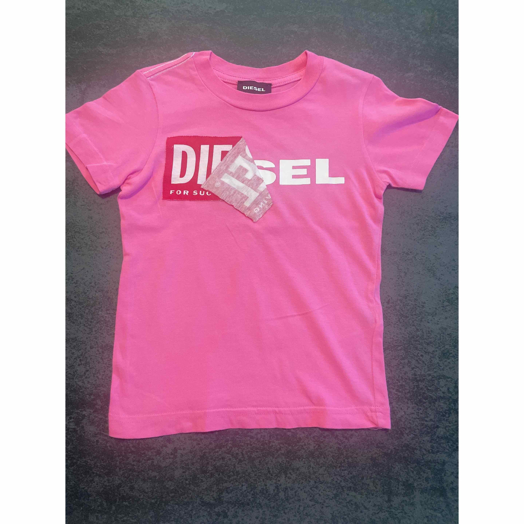 【新品・未使用】DIESEL KIDSロゴプリントTシャツピンク14Y(160)