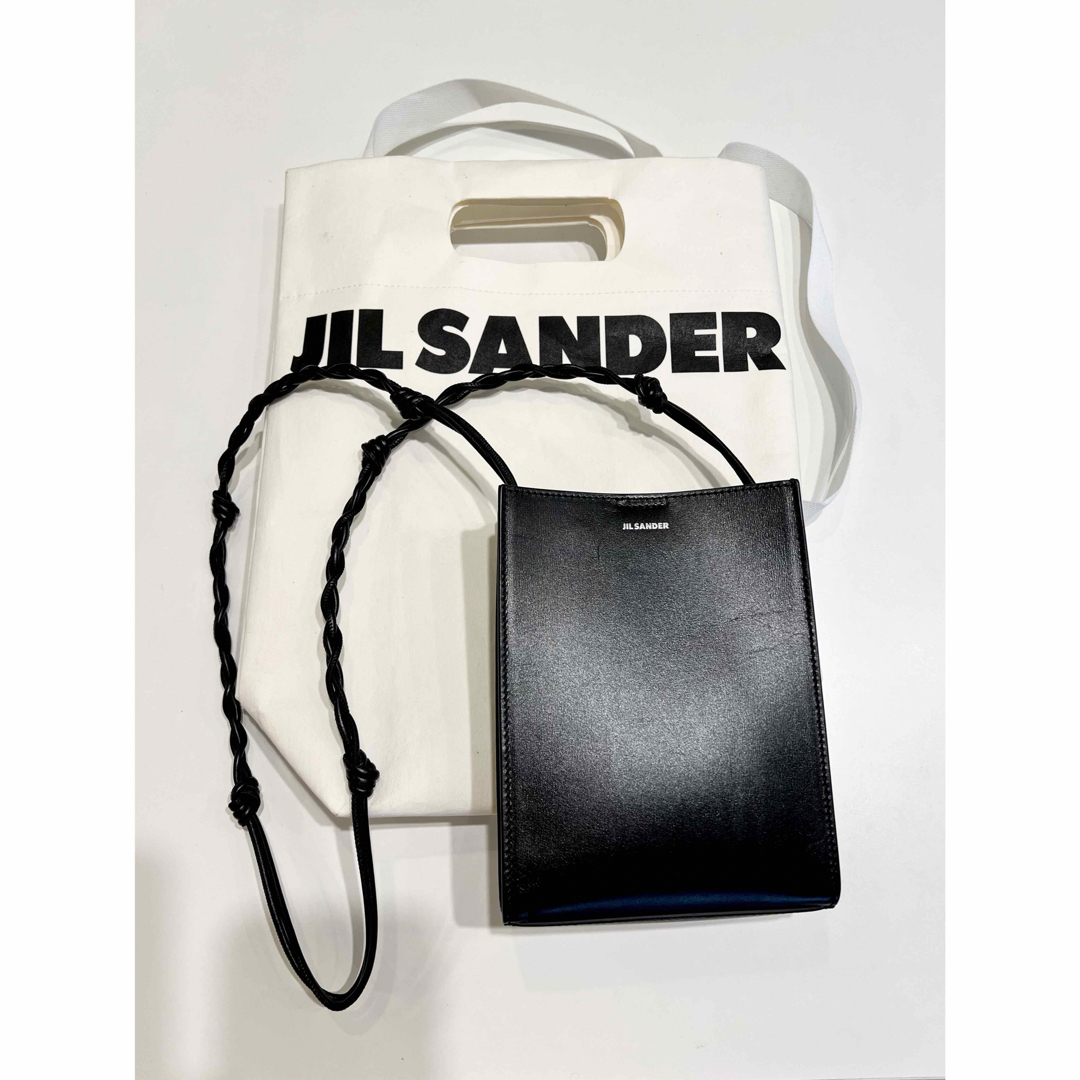 ストアイチオシ JIL SANDER TANGLEレザー ショルダーバッグ スモール