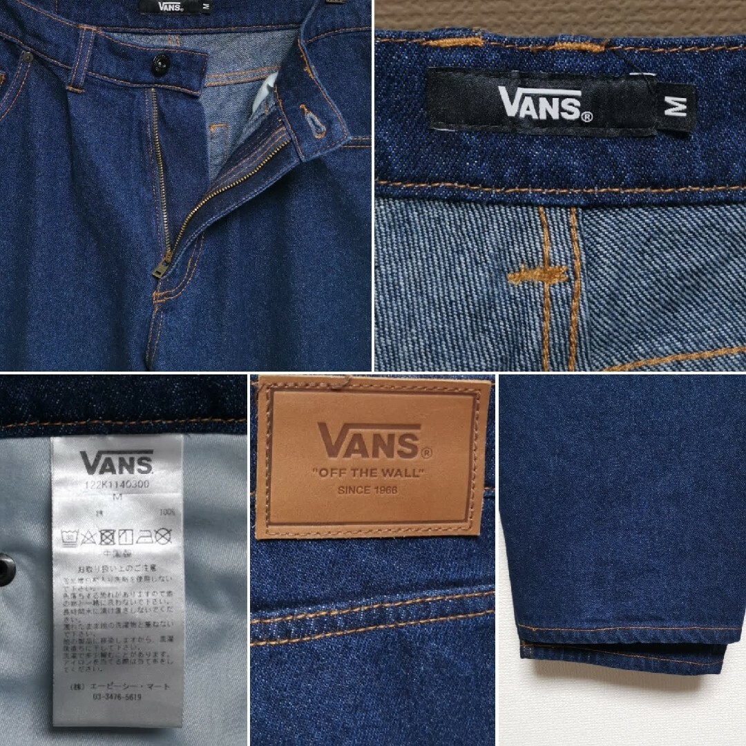 デニム/ジーンズM VANS デニム パンツ WIDE TAPERDE DENIM USA