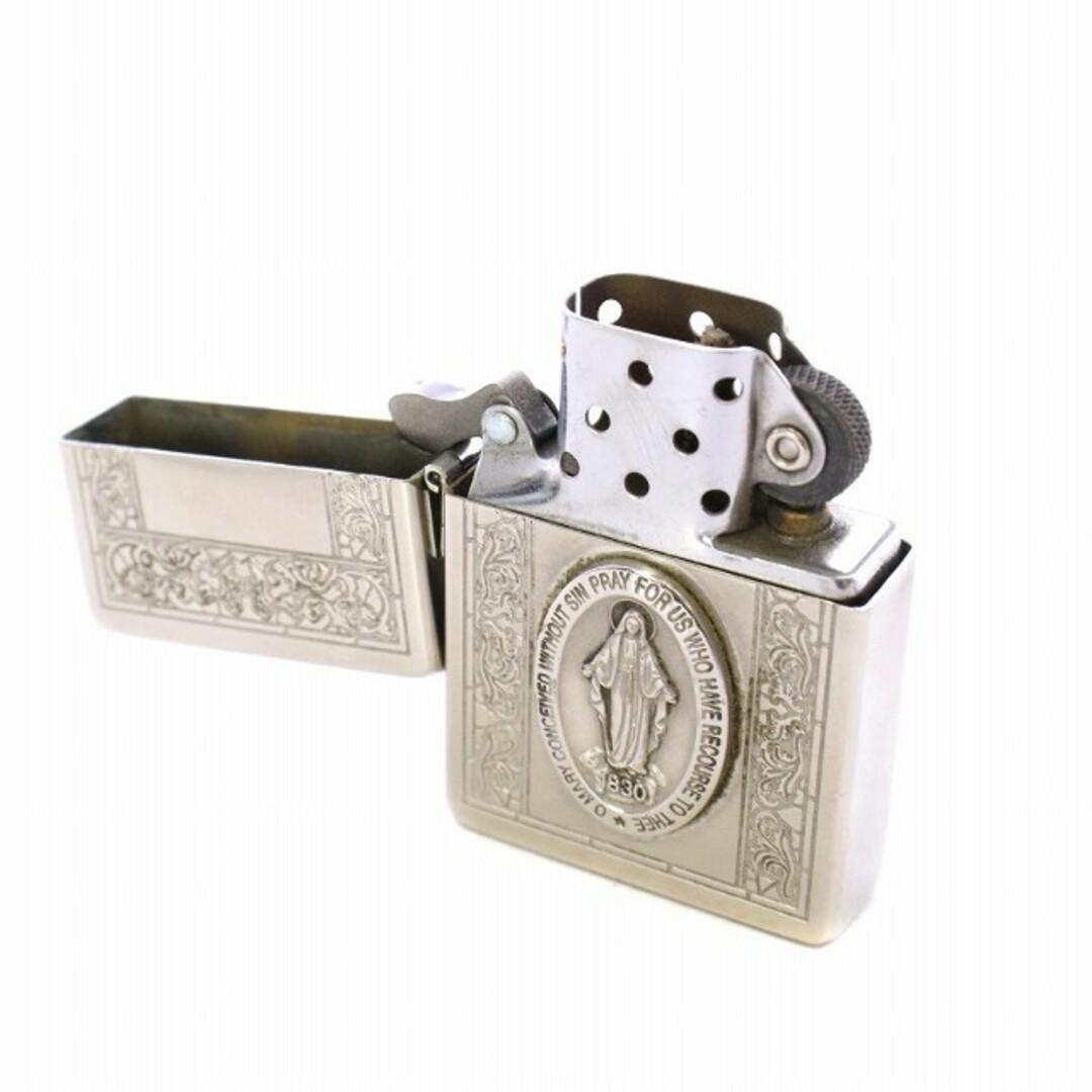 ZIPPO(ジッポー)のZIPPO Ave Maria 聖母マリア 1830 オイルライター シルバー色 エンタメ/ホビーのコレクション(その他)の商品写真