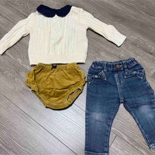 ベビーギャップ(babyGAP)のbaby Gap  女の子　セット売り　サイズ80(ロンパース)