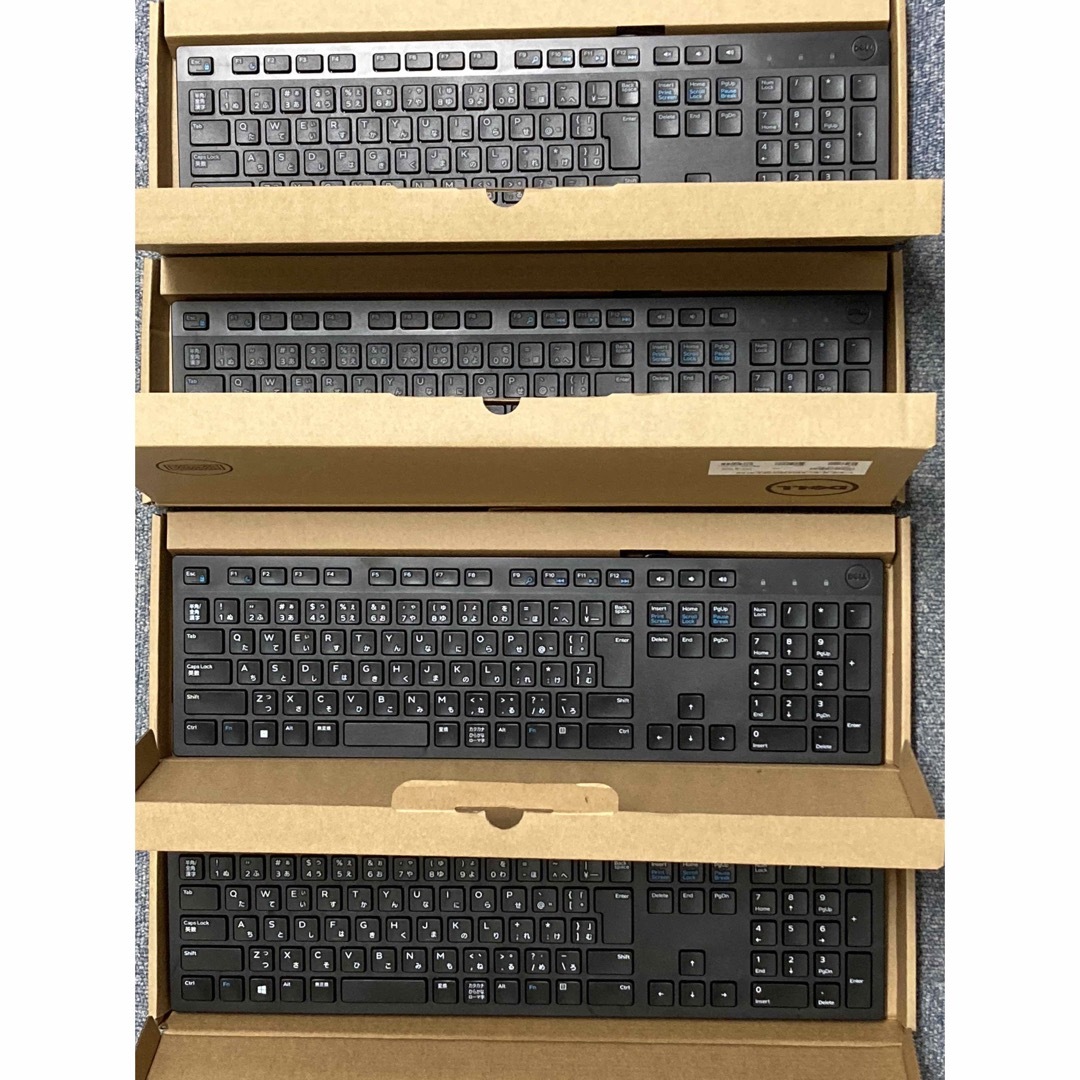 DELL - 【新品未使用】Dell純正 有線フルキーボード4個〜セットの通販