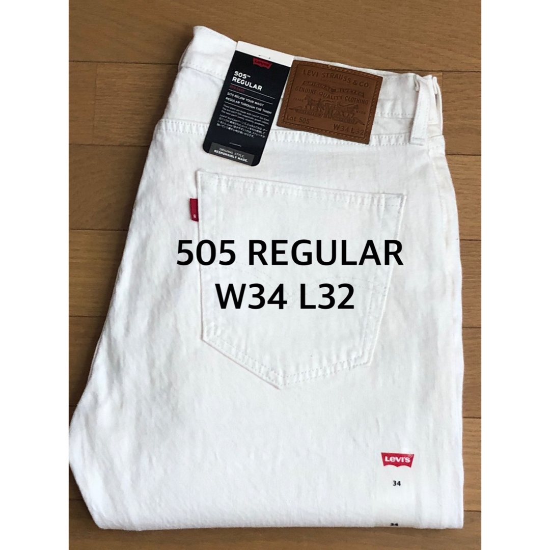 Levi's 505 REGULAR FIT WHITE