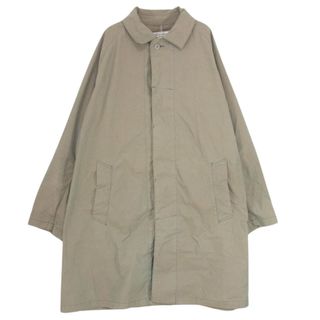 レミレリーフ(REMI RELIEF)のREMI RELIEF レミレリーフ 高密度ツイル 玉虫 ステンカラー コート カーキ系 L【中古】(ステンカラーコート)