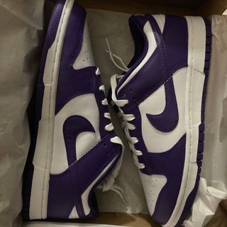 ナイキ(NIKE)のNIKE DUNK LOW RETRO COURT PURPLE コートパープル(スニーカー)