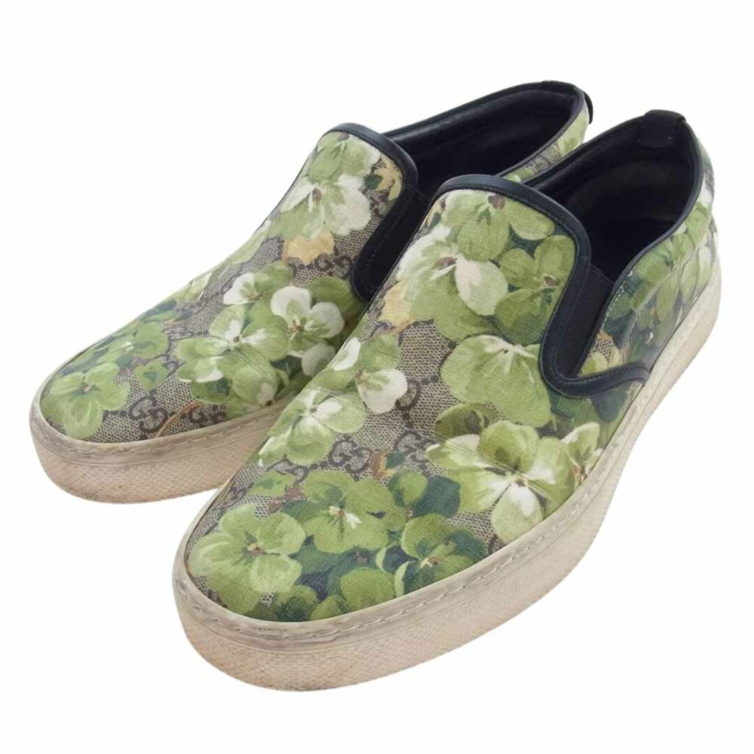 GUCCI グッチ その他靴 407362 GGスプリーム フラワー 花柄 スリッポン