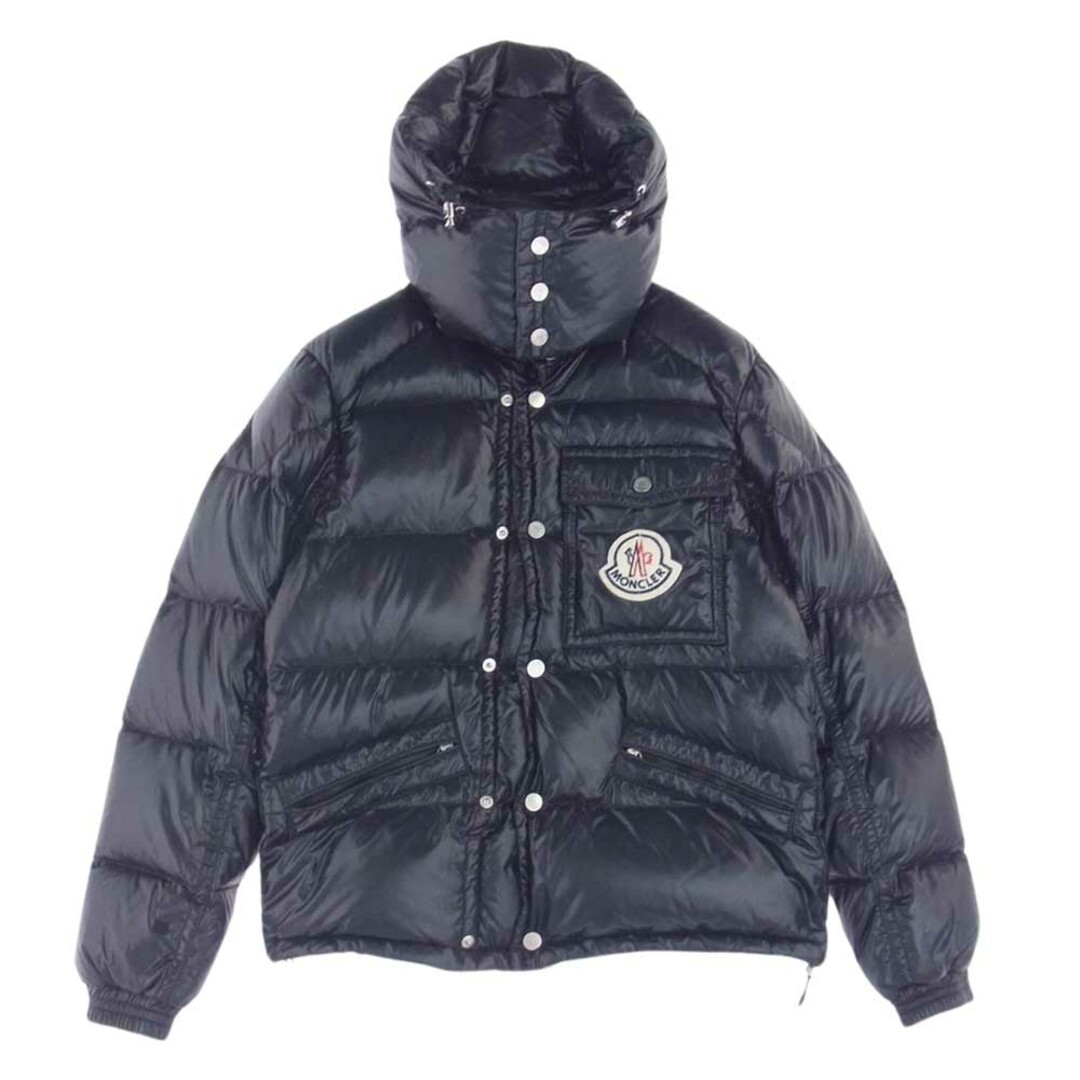 MONCLER モンクレール ダウンジャケット 国内正規品 スープリームスタグ K2 着脱式フード デカロゴワッペン ダウンジャケット ブラック系  0