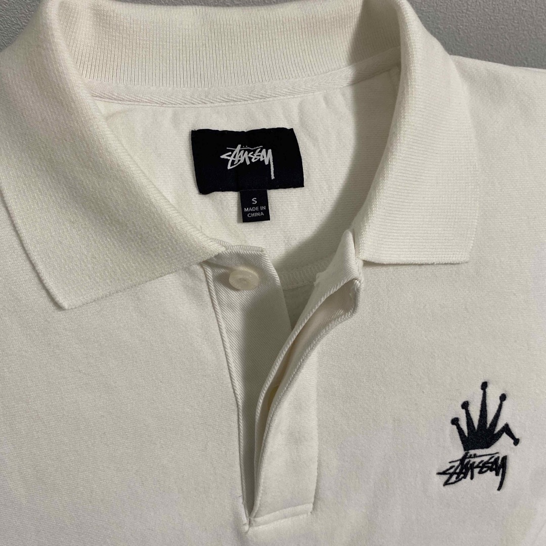 STUSSY(ステューシー)のstussy polo fleece  ポロ　スウェット　中田圭祐着用 メンズのトップス(スウェット)の商品写真