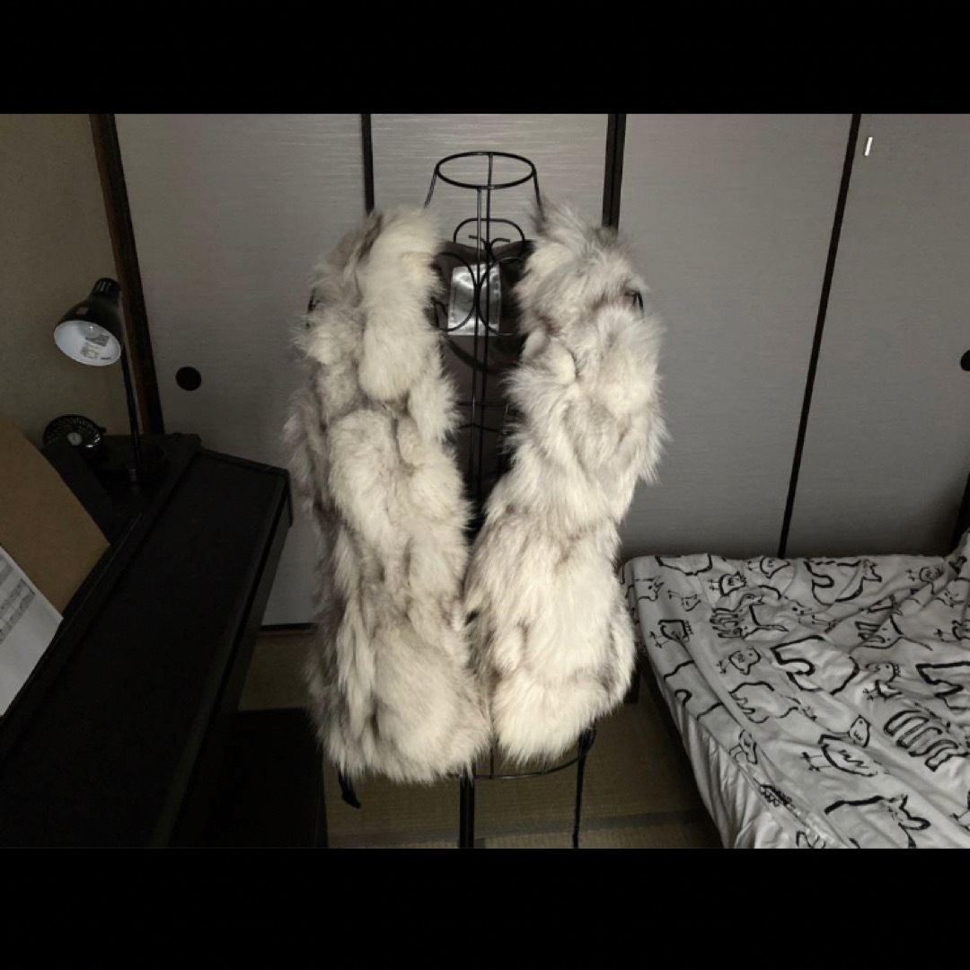 JAYRO(ジャイロ)のJAYRO   新品　フォックスファーベスト レディースのジャケット/アウター(毛皮/ファーコート)の商品写真