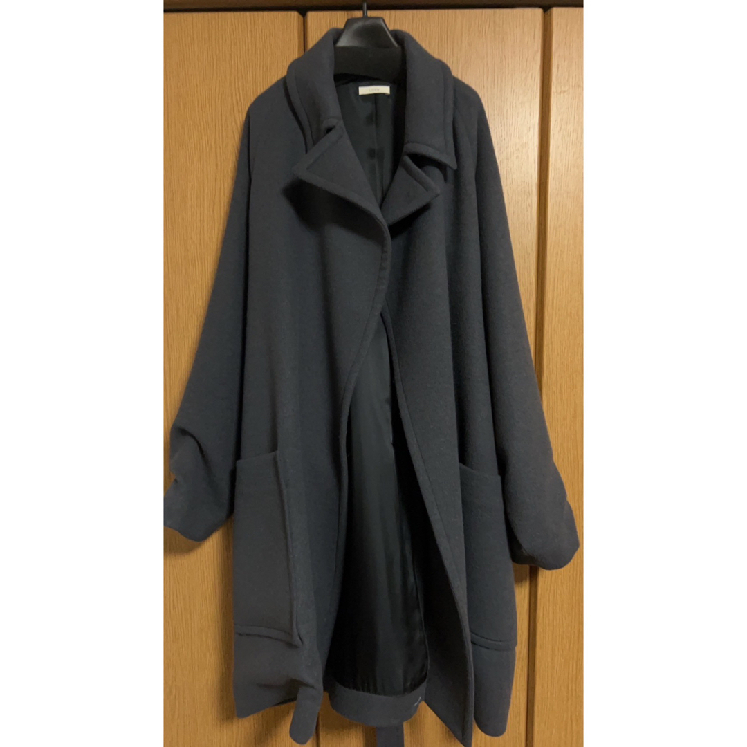 FINE WOOL MINIMAL HALF COAT