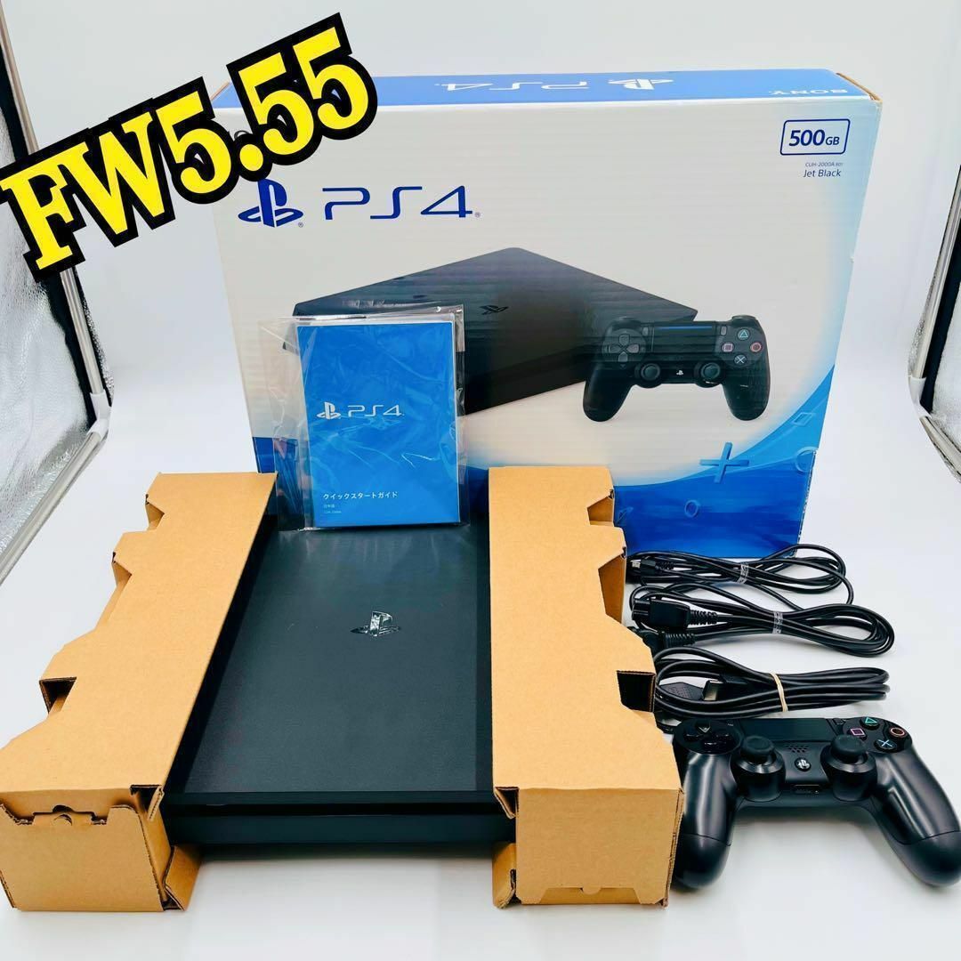 fw 5.55】美品 PS4 CUH-2000A 動作確認済 元箱付き レア-