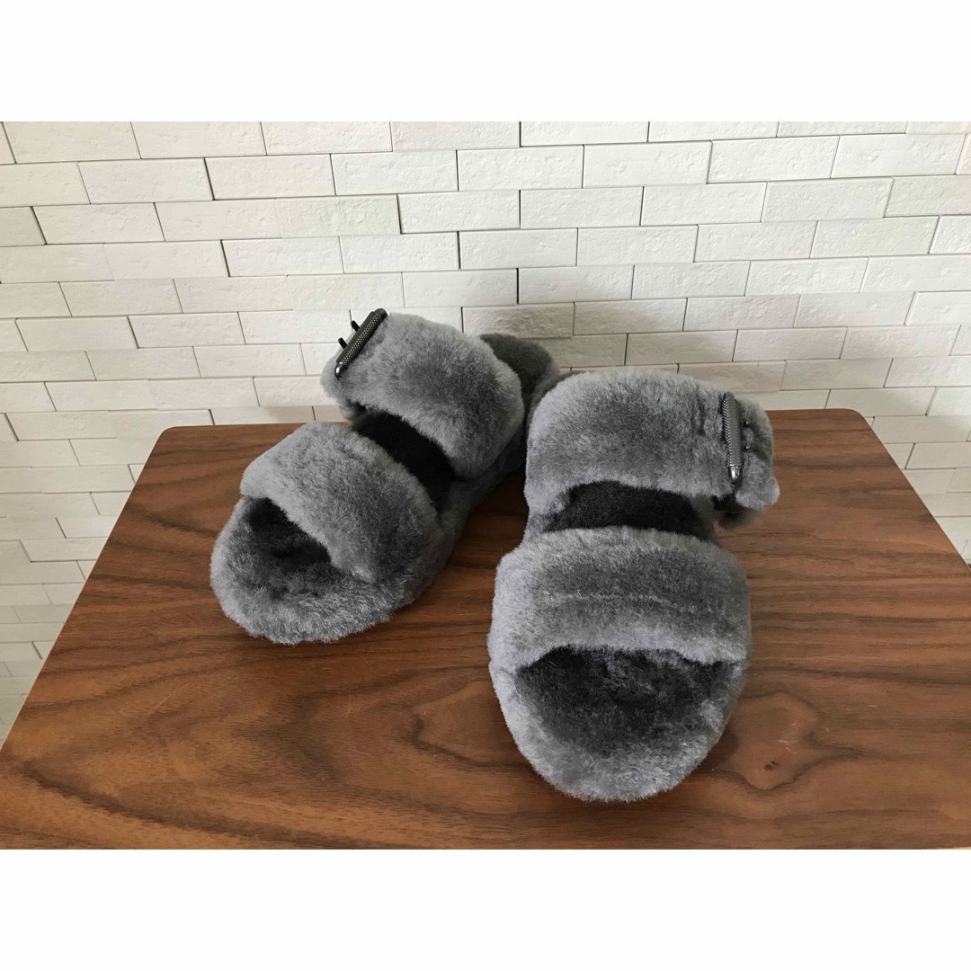 UGG ムートンスリッパ　ムートンサンダル　美品　箱無し　スカフェット2