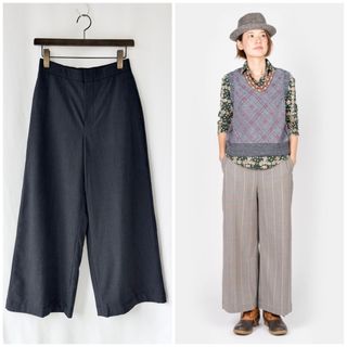 45rpm - 極美品 45R ウールストレッチのイージーワイドパンツ 1