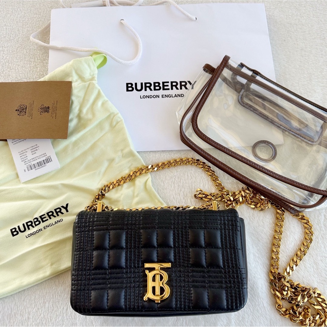 BURBERRY - Burberry バーバリー キルティングローラ TB ショルダー