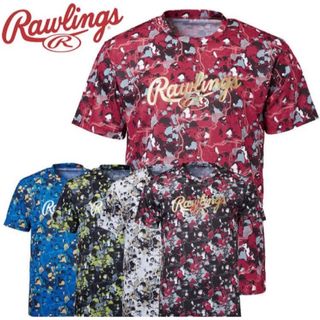 ローリングス(Rawlings)の送料無料 新品 Rawlings Tシャツ クラッシュ ザ ストーン XO RD(ウェア)