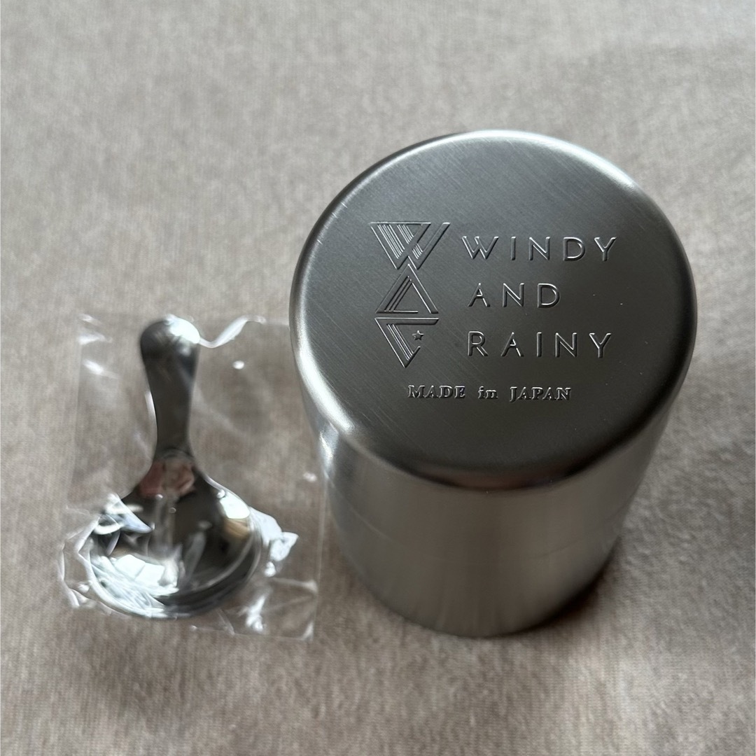 新品 WINDY AND RAINY コーヒー キャニスター スプーン シルバー食器