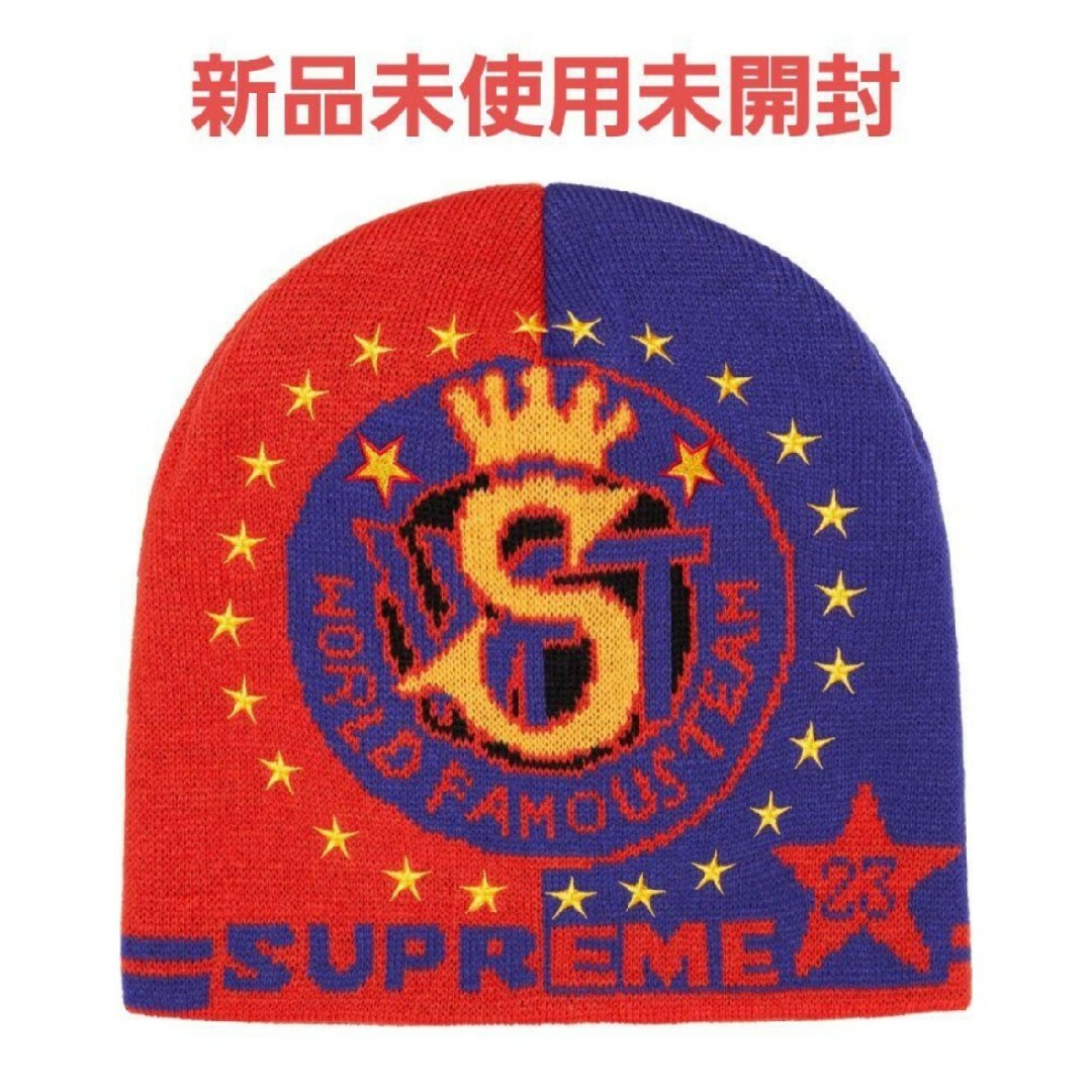 89　Supreme Umbro Beanie　赤 青