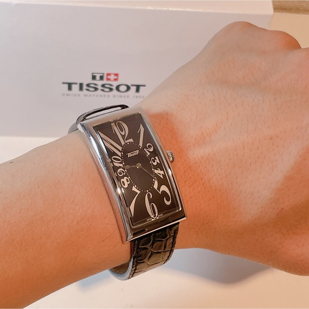 完品稼働品】TISSOT ティソ ヘリテージ バナナ 黒 T117.509-