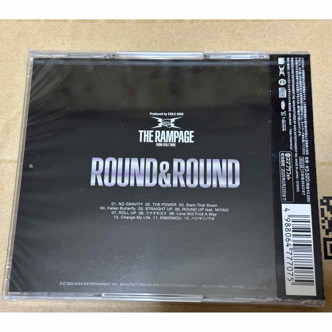 THE RAMPAGE(ザランページ)のTHE RAMPAGE 『ROUND&ROUND』CD 完全未開封 エンタメ/ホビーのCD(ポップス/ロック(邦楽))の商品写真