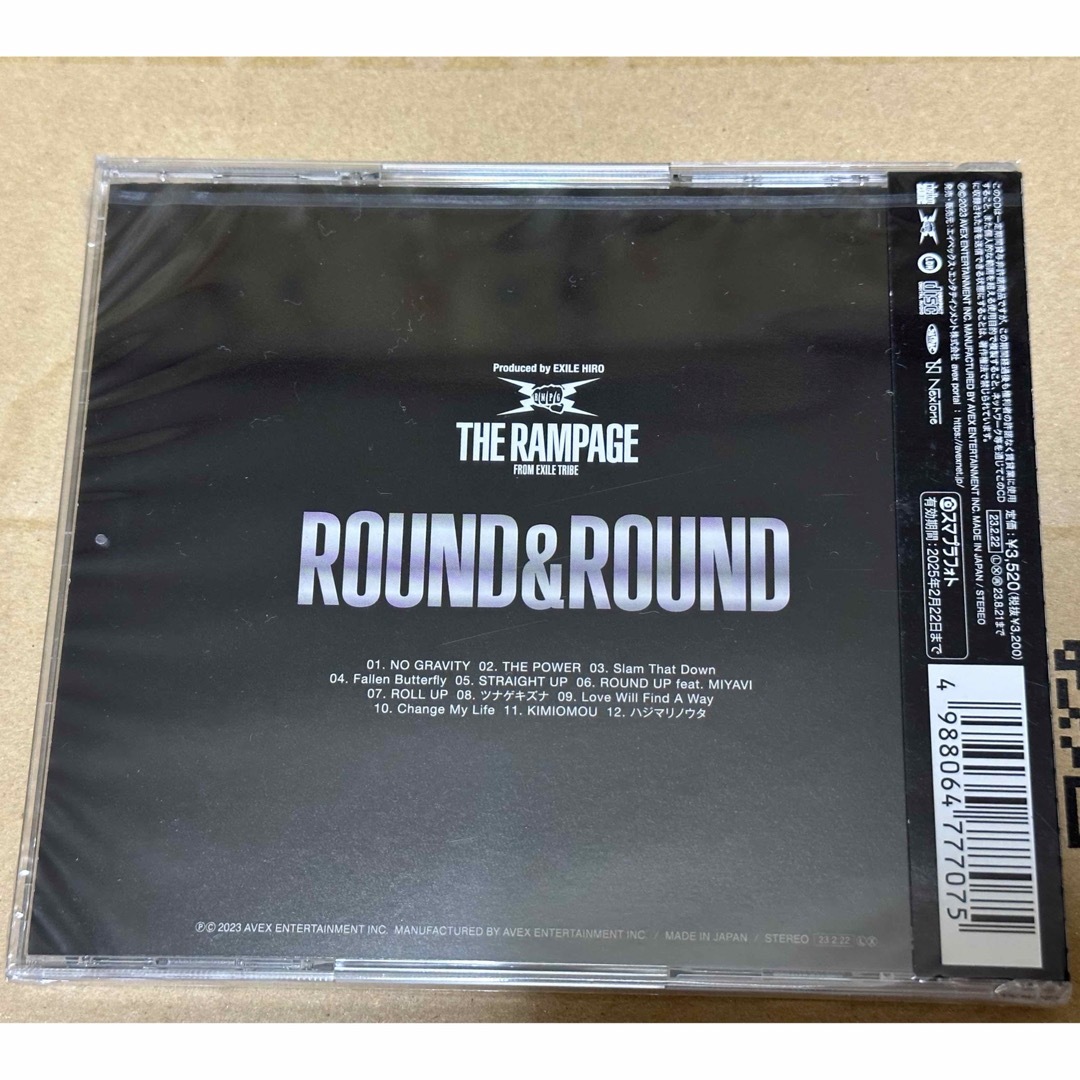 THE RAMPAGE(ザランページ)のTHE RAMPAGE 『ROUND&ROUND』CD 完全未開封 エンタメ/ホビーのCD(ポップス/ロック(邦楽))の商品写真