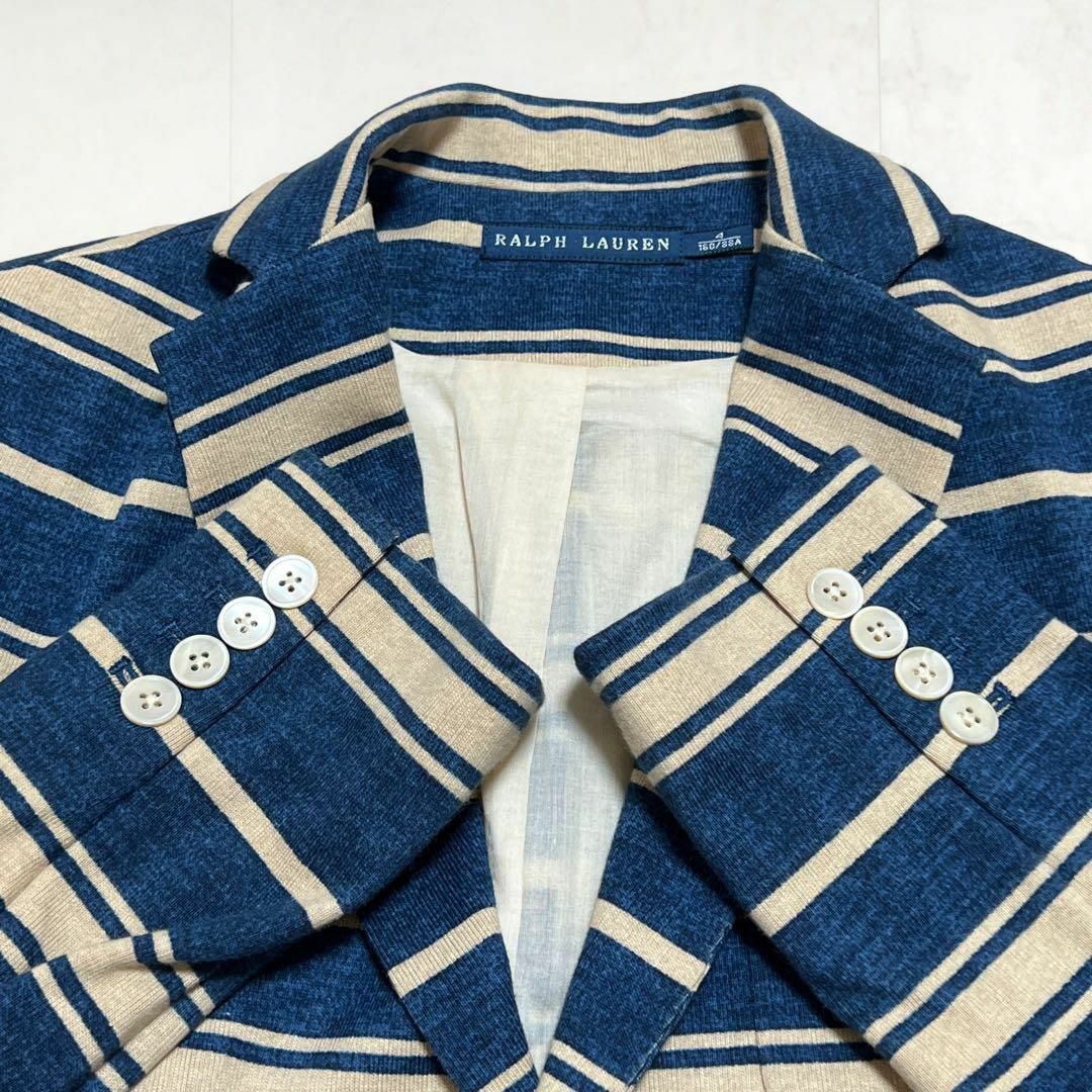 Ralph Lauren - 美品*ラルフローレン テーラードジャケット 刺繍ロゴ