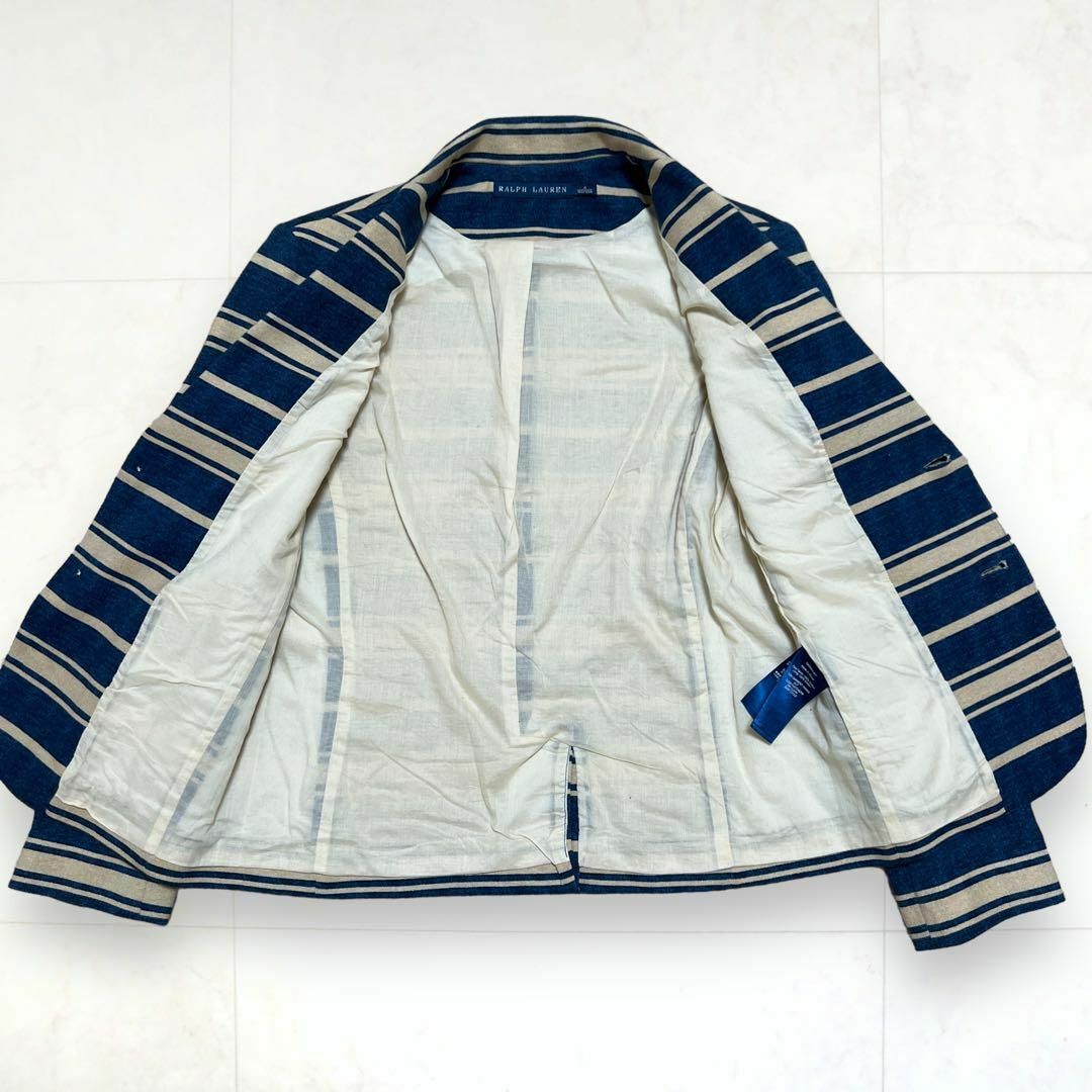 Ralph Lauren - 美品*ラルフローレン テーラードジャケット 刺繍ロゴ