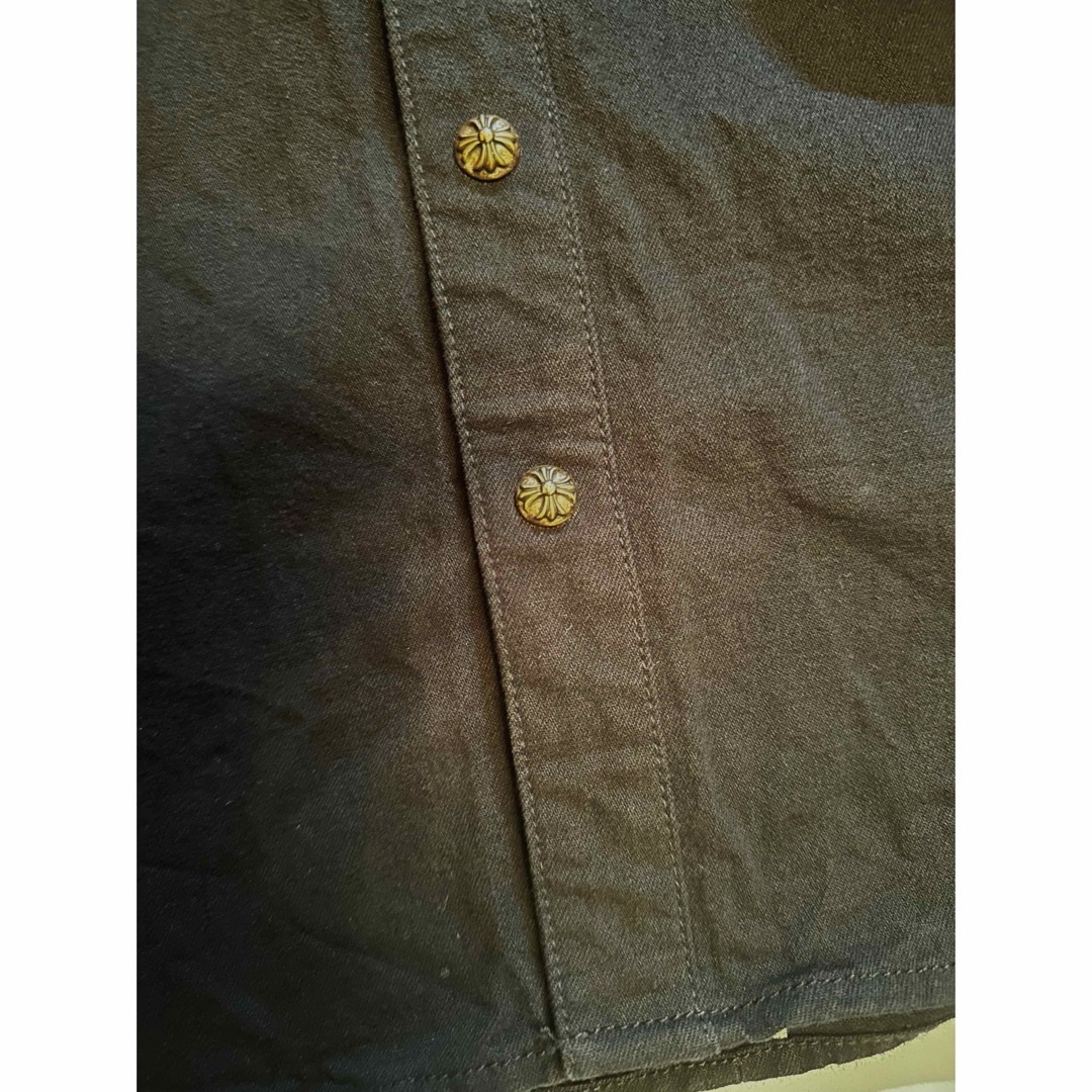 Chrome Hearts(クロムハーツ)のクロムハーツ デニムシャツ サイズS 170 クロスパッチ クロスボタン メンズのジャケット/アウター(Gジャン/デニムジャケット)の商品写真