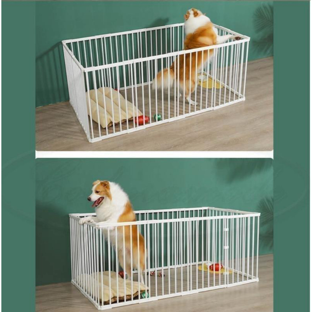 【新品/未使用】ペットフェンスケージ（犬）中型犬用 その他のペット用品(かご/ケージ)の商品写真